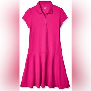 The Children Place Girls Uniform Pique Polo Dress